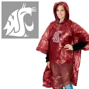 Washington State cougars rain poncho 💦